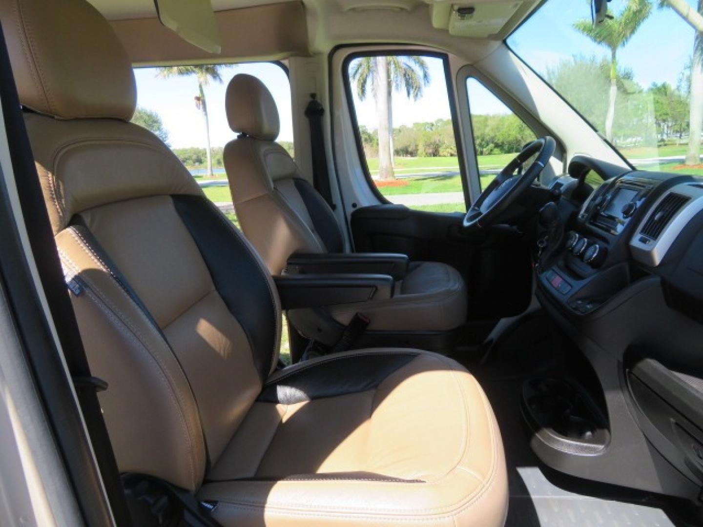 2016 Gold /Tan and Black Leather RAM Promaster (3C6TRVAG5GE) , located at 4301 Oak Circle #19, Boca Raton, FL, 33431, (954) 561-2499, 26.388861, -80.084038 - You are looking at a Gorgeous 2016 Ram Promaster Tempest X Handicap Wheelchair Conversion Van with 30K Original Miles, Lowered Floor, Dual Side Entry Doors, Power Passenger Side Entry Door, 750lb Braunability Wheelchair Lift, 4 Passenger Rear Power Bench Seat/Bed, Navigation, Rear Entertainment, Sur - Photo#77